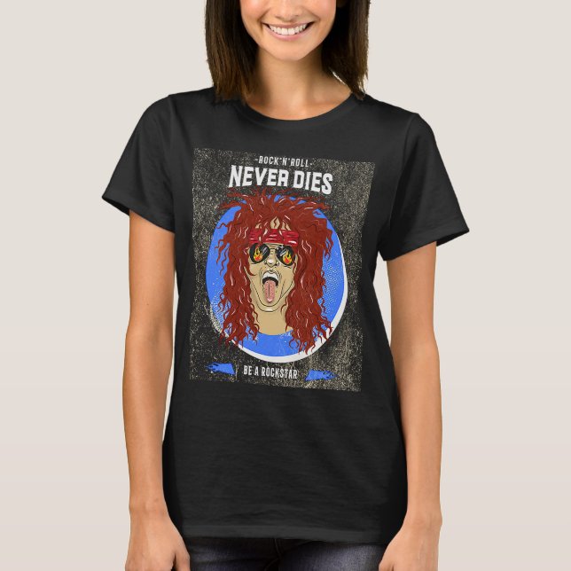 Sten'n'roll'n'n'l'lla'a Rockstar Sten Musi T Shirt (Framsida)