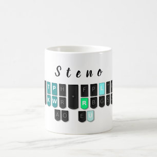Steno tangentbordmugg kaffemugg