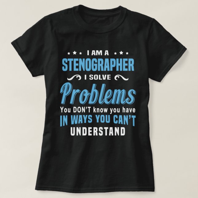 Stenograf T Shirt (Design framsida)