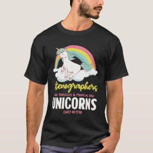 Stenografer är uppseendeväckande och magiska t shirt