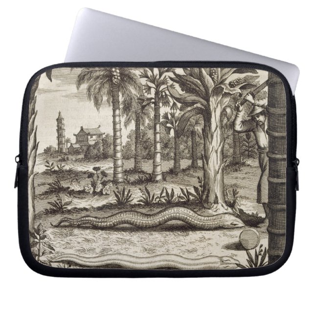 Stenormen, från "chinan som illustreras" av Athan Laptop Sleeve (Framsidan)