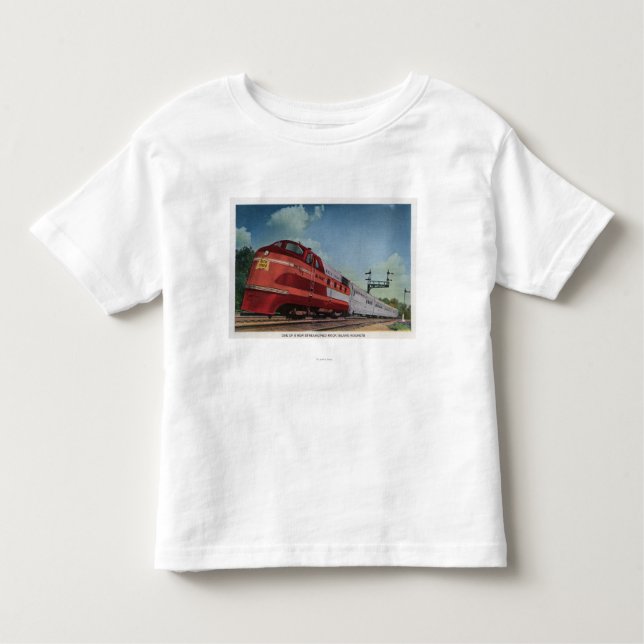 StenöRocketStreamlined tåg T-shirt (Framsida)