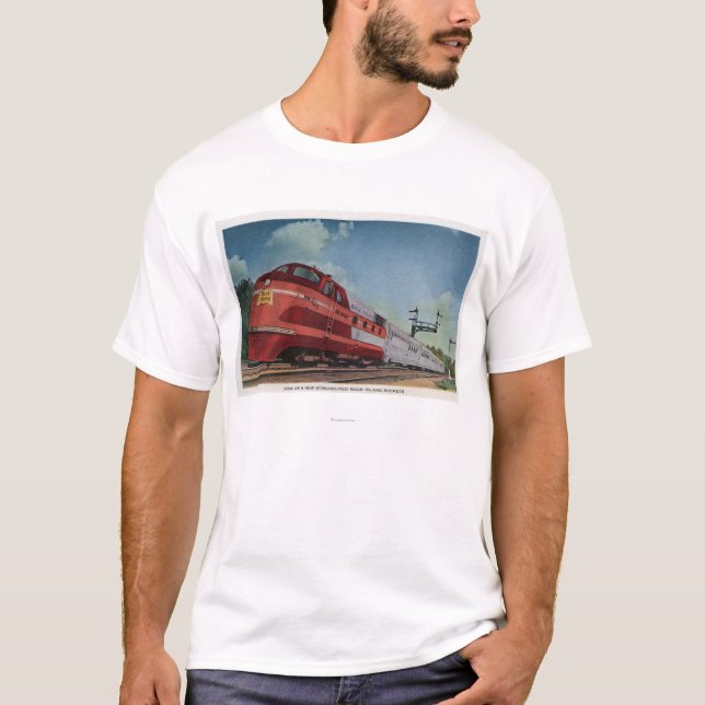 StenöRocketStreamlined tåg Tee (Framsida)