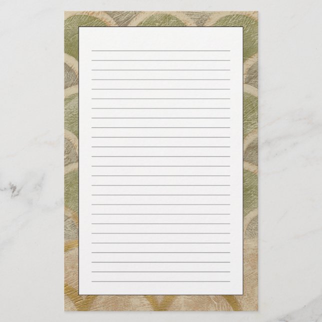 Stenplattans design av Chariklia Zarris Brevpapper (Framsida)