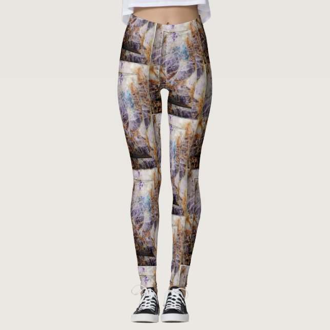 Stenplattor för lila leggings (Framsida)