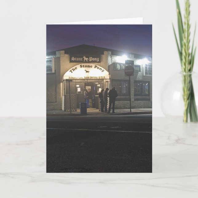 Stenponnyn Asbury parkerar den Jersey kusten Kort (Framsida)