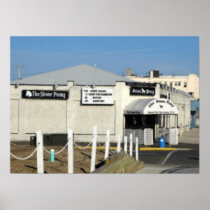 Stenponnyn i Asbury parkerar NJ Poster