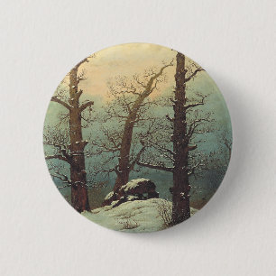 Stenröse i snö av Caspar David Friedrich Knapp
