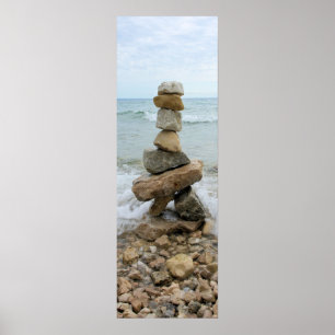 Stenröse (pelaren) - Mackinac ö, Michigan Poster