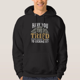Stensamlande Stensamlare Geologi Geolog Hoodie