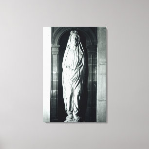 Stenskulptur av John Donne i hans döljer Canvastryck