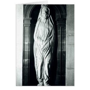 Stenskulptur av John Donne i hans döljer Hälsningskort