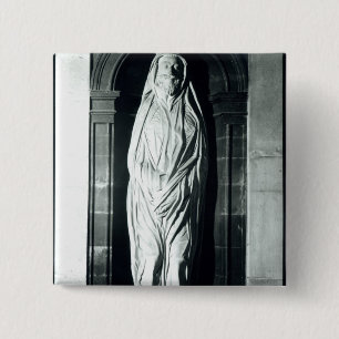 Stenskulptur av John Donne i hans döljer Knapp