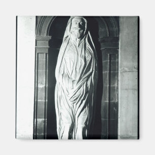 Stenskulptur av John Donne i hans döljer Magnet