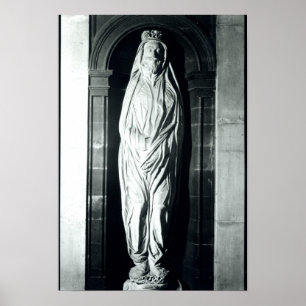 Stenskulptur av John Donne i hans döljer Poster