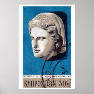 Stenskulptur Matchbox Arttryck, Cypriotisk Poster