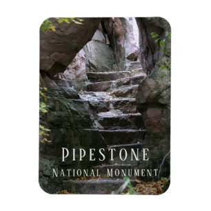 Stensteg, cirkelspår, pipeston, Minnesota Magnet