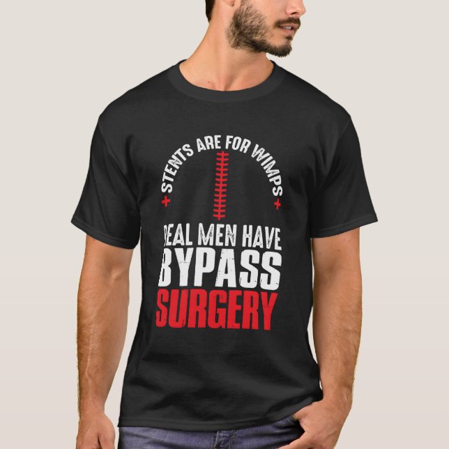 Stent är för Wimpar Real har byteskirurgi öppen T Shirt (Framsida)