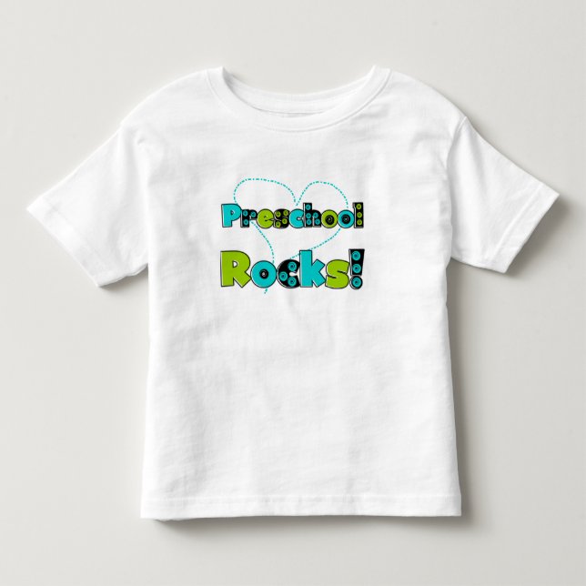 StenTshirts och gåvor för hjärta förskole- Tee Shirt (Framsida)