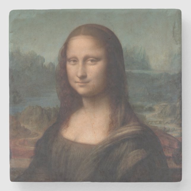 STENUNDERLÄGG: LEONARDO DA VINCI: Mona Lisa Stenunderlägg (Framsidan)