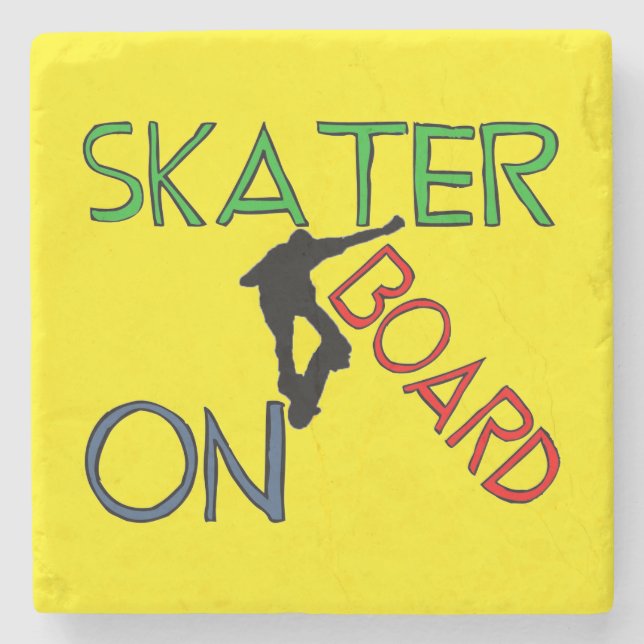 StenUnderlägg - Skater ombord (Framsidan)