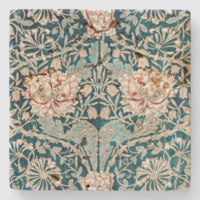 STENUNDERLÄGG: WILLIAM MORRIS : HONEYSUCKLE STENUNDERLÄGG (Framsidan)