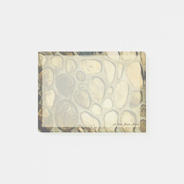 Stenvägg i solljuset post-it block (Framsida)