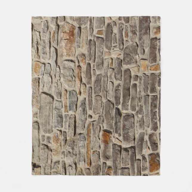 Stenvägg, texturerad decor fleecefilt (Framsidan)