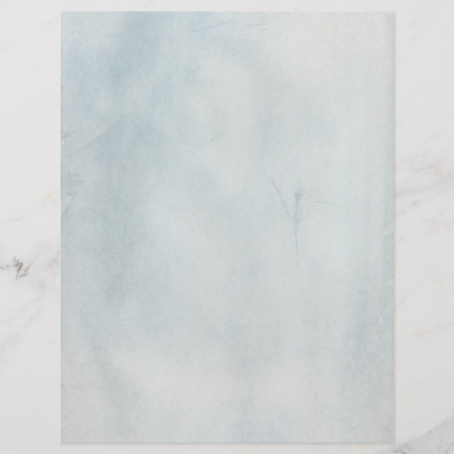Stenvattenfärgsstationär papper (Framsida)