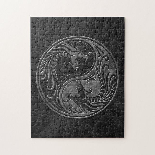 StenYin Yang drakar Pussel (Vertikal)