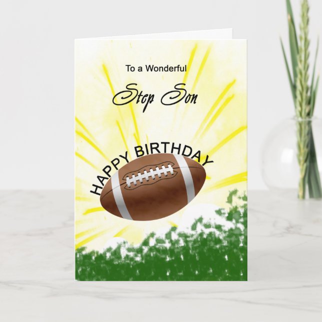 Steo Son Birthday Card Kort (Framsida)