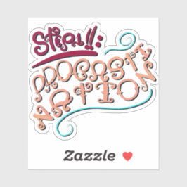 Step 1: Procastination Klistermärken