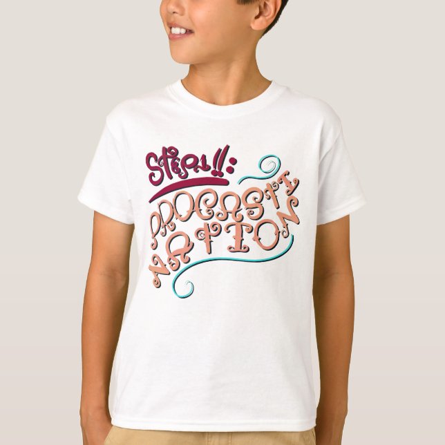 Step 1: Procastination T Shirt (Framsida)