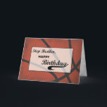 Step Brother Birthday Basketball Large Kort<br><div class="desc">När något som inte händer varje dag som en fotbroderskaps födelsedag bör du göra allt du kan för att göra det speciellt. När han firar sin snart födelsedag, så kommer det här kortet att göra en kontroll av en födelsedag hälsning. TEXTEN PÅ DET HÄR KORTET ÄR GRUNGE STIL SOM AVSIKTLIGT...</div>