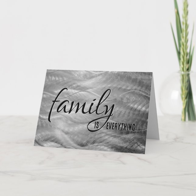 Step Brother Birthday Metall Abstrakt Kort (Framsida)