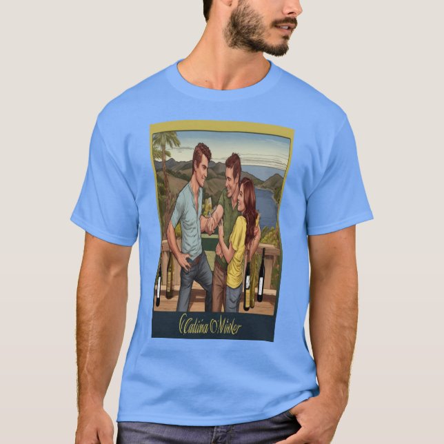 Step Catalina Vin Mixer T Shirt (Framsida)