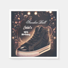 Step Chic Shoe Girl Sweet 16 Sneaker Boll Birthday Pappersservett