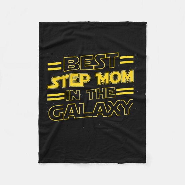 Step Mom In The Galaxy Funny Mothers Day Gift For  Fleecefilt (Framsidan)