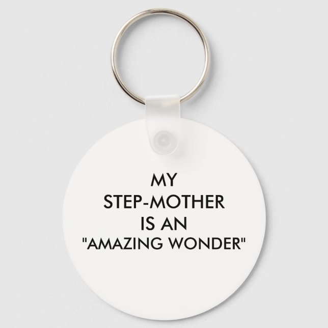 STEP-MOR "FANTASTISK " KEYCHAIN NYCKELRING (Framsida)