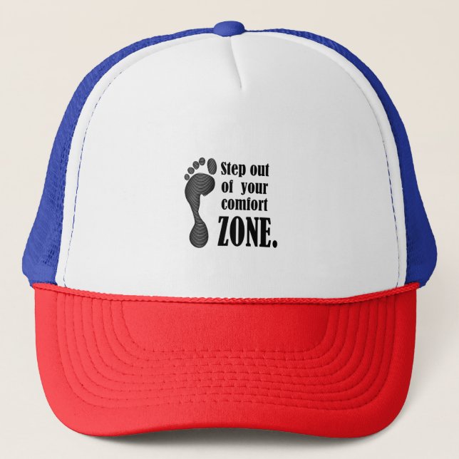 step out of your comfort zone  keps (Framsida)