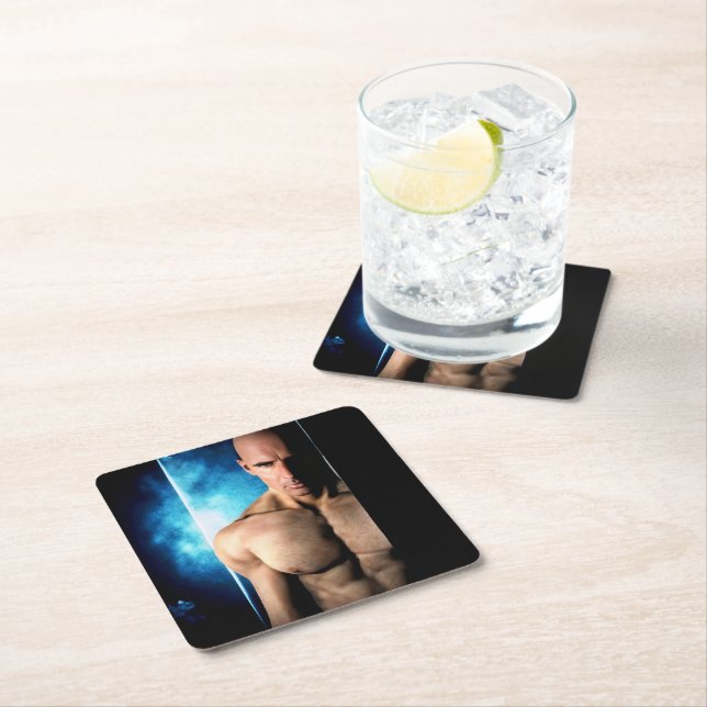 Step Out paper coaster Underlägg Papper Kvadrat (Insitu)