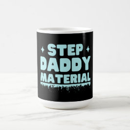 Step Pappa Material Stepdad Bonus Pappa Fars dag Kaffemugg