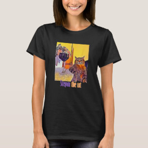 Stepan knubbig Kattkonst, söt kattälskare kärlek T Shirt