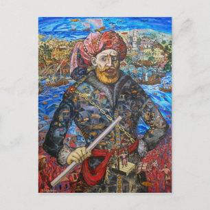 Stepan Razin Charming brev Original Postcard Vykort