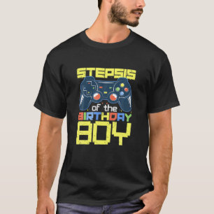 Stepasyster till födelsedagsmatchande videospel t shirt