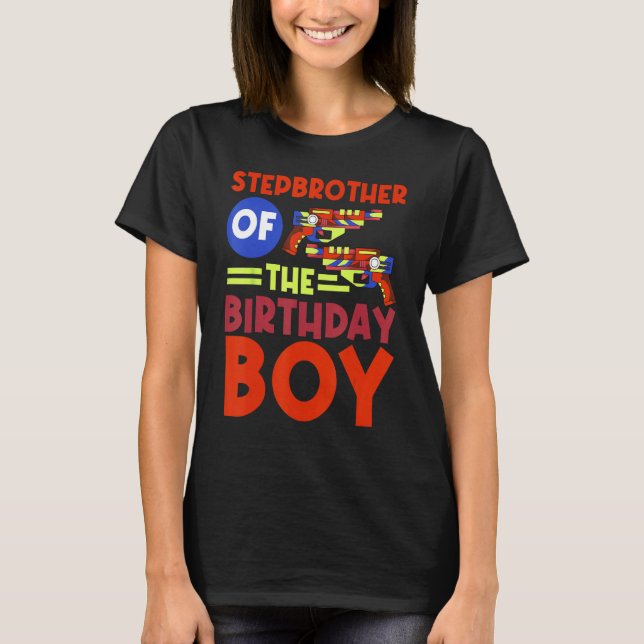 Stepbror till Märkrn Bday Par T Shirt (Framsida)