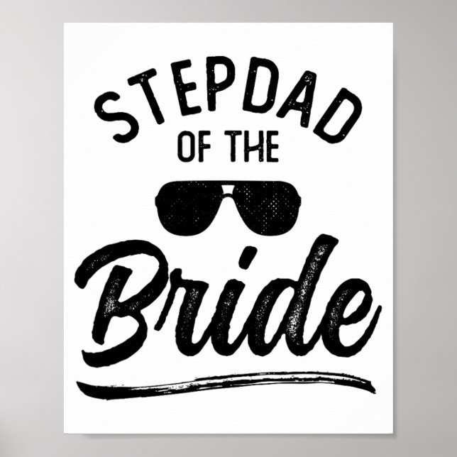 Stepdad av Bride Matching Bröllopsfest Poster (Framsidan)