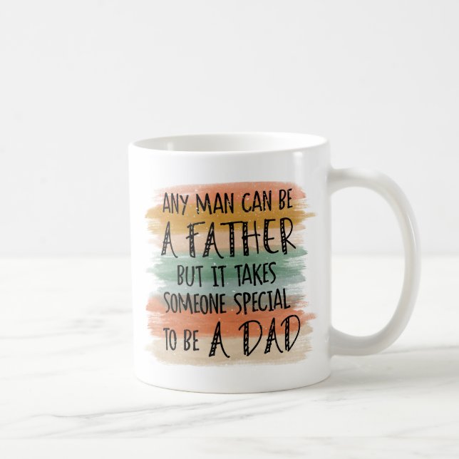 Stepdad Fars dag Gift | SPECIELLA PAPPA Kaffemugg (Höger)