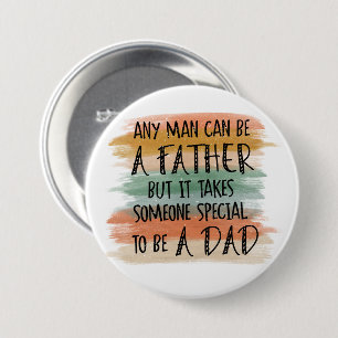 Stepdad Fars dag Gift SPECIELLA PAPPA Knapp