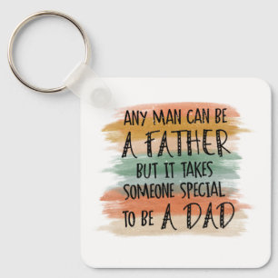 Stepdad Fars dag Gift SPECIELLA PAPPA Nyckelring